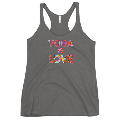 Yoga Is Love Mandala Word Tank Top