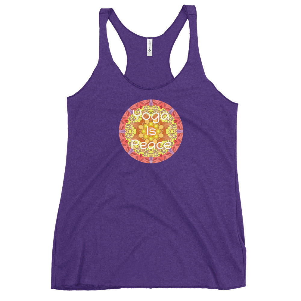 Yoga Is Peace Mandala Tank Top