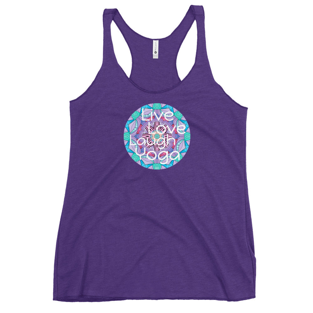 Live Love Laugh Yoga Mandala Tank Top