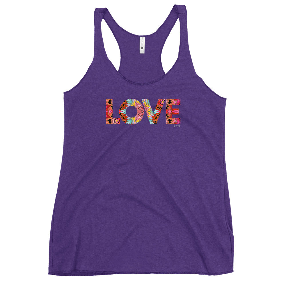 Love Mandala Word Tank Top