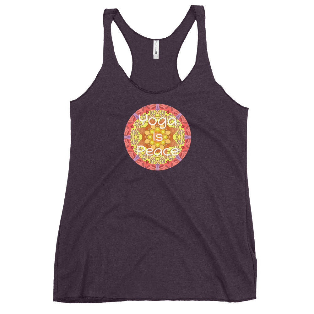 Yoga Is Peace Mandala Tank Top