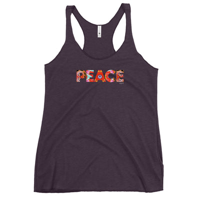 Peace Mandala Word Tank Top