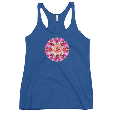 Never Stop Stretching Mandala Tank Top