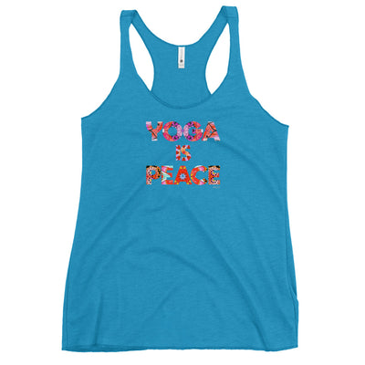 Yoga Is Peace Mandala Word Tank Top