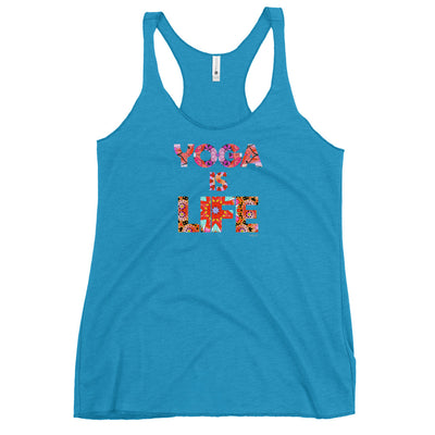 Yoga Is Life Mandala Word Tank Top